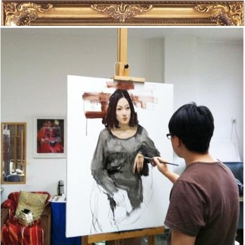 ARTIST TOP ART customize service oil painting--custom-made portrait from photo picture---100% hand painted - BEST present