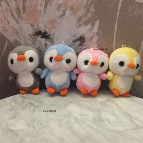 4Colors , 11CM Cute Penguin Plush Toy , Stuffed Animal DOLL