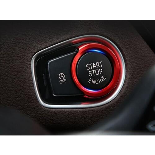 Car Start Button Decoration Sticker Protection Cover Interior Modification Accessories For BMW 1 2 3 4 Series GT X1 Car-Styling