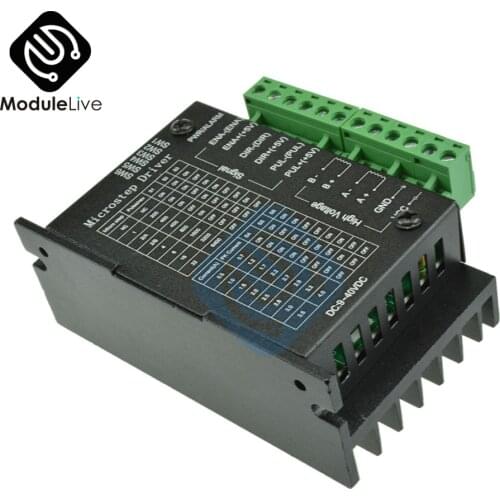 TB6600 Stepper Motor Driver Controller 4A 9~42V TTL 16 Micro-Step CNC 1 Axis New