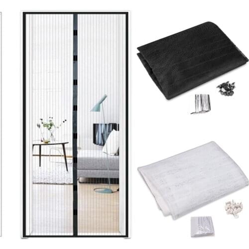 Premium Magnetic Screen Premium Summer Anti Mosquito Insect Fly Bug Curtains Automatic Closing Door Screens Mesh Net 100*210cm