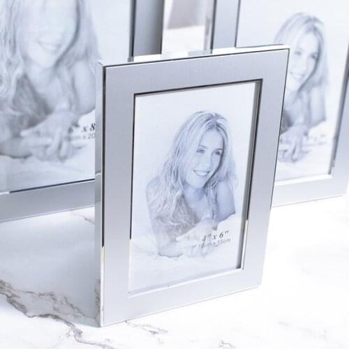 WSHYUFEI Metal stereo photo frame Home Decoration 6 inch 7 inch 8 inch 10 inch Gold Wedding wall hanging photo frame