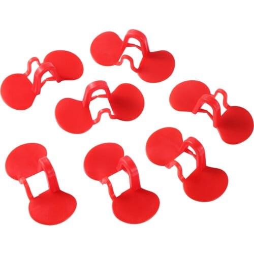 Plastic No bolt Chicken Glasses Chicken Pigeon Pheasant Anti-pecking Glasses Poultry Farming Supplies 200 Pcs