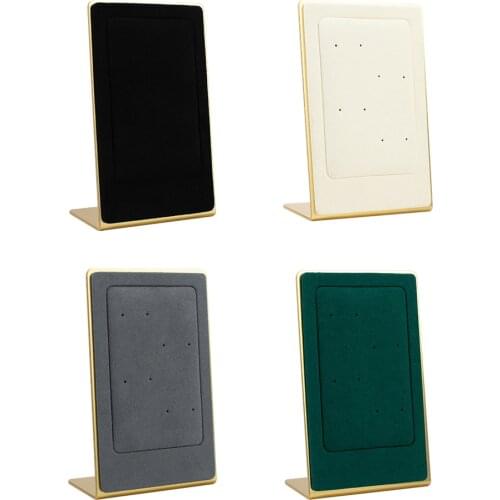 Necklace Chain Bracelet Display L Stand Board Jewelry Display Holder Rack Metal L-Shaped Photography Prop Display Rack