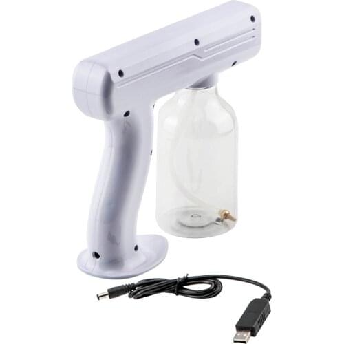 Portable 800ML For Spray Gun Blue Light Anion Nano Steam Atomizer Sanitizer Machine