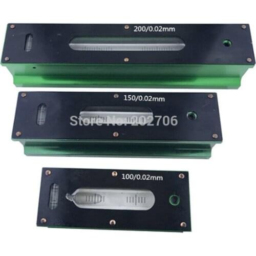 Industrial level 0.02mm 100/150/200/250/300mm High precision Mechanical Bar Level spirit level Instrument Measuring Tool