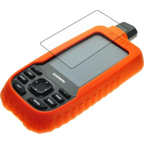 Silicon Protect Case + Screen Protector Shield Film for Hiking Handheld GPS Garmin GPSMap 66 66s 66st