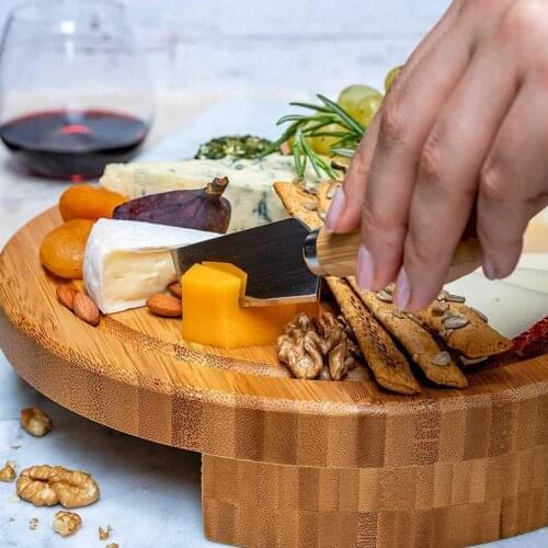 Steel Cheese Knife Combination Set Cutting Tools Bamboo Fork Knives Home Tools Cooking Cheese Handle Kitchen Shovel Z1Q2