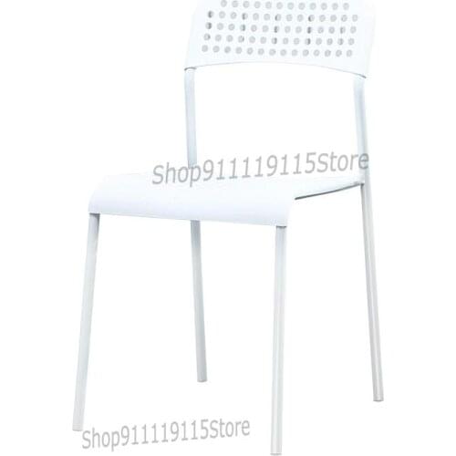 Student Home Plastic Chair Dining Chair Adult Stool Office Chair Simple Armchair Lazy Computer Chair Plastic Stool