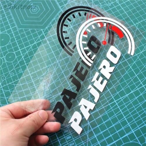 1pc Car Dash borad headlights Windows Sports Racing PVC Vinyl Decal Sticker For MITSUBISHI Pajero 2 3 4 accessories