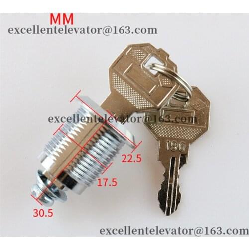 190 Elevator Control Box Lock With Key 1 Pack=2 Sets
