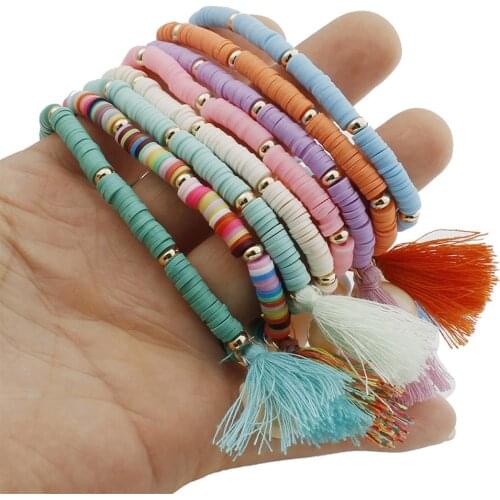 Friendship Bracelet Bohemian Rope Shell Charm Tassel Bangle Women Jewelry Gift New Chic