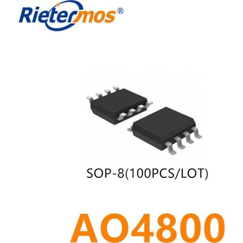 100PCS AO4800 SOP-8