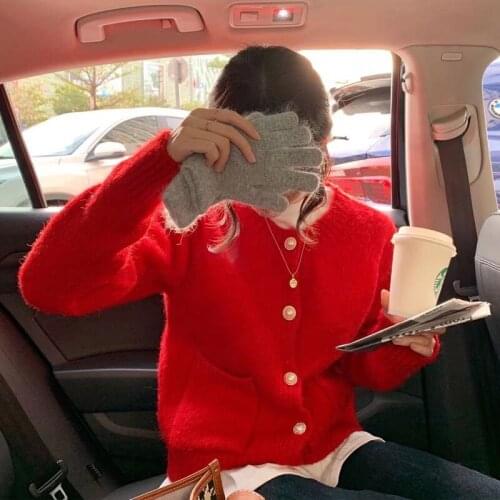 2021 Women Sweater Pullover Female Knitting Overszie Long Sleeve Loose Elegant Knitted Thick Outerwear Womens Winter Sweaters