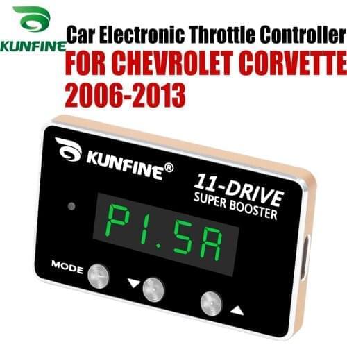 KUNFINE Car Electronic Throttle Controller Racing Accelerator Potent Booster For CHEVROLET CORVETTE 2006-2013 Tuning Parts