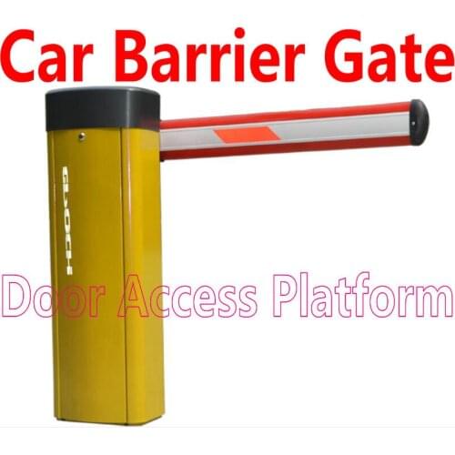 Yellow Color Car Parking Barrier gate Automatic gate Entry+Exit Truck Vehicle entrance machine access control door gate boom arm