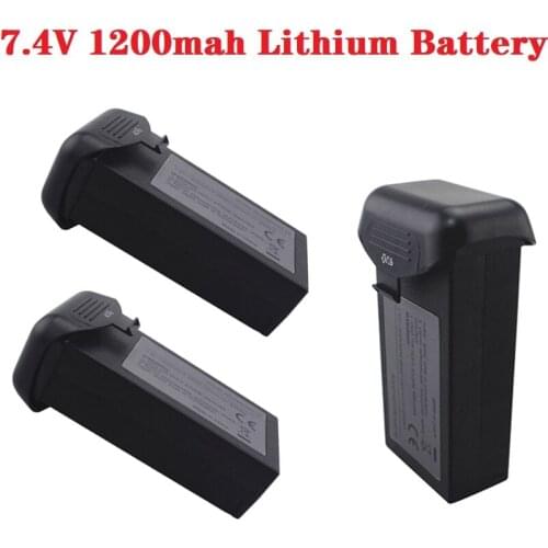 1-5Pcs HS120D Drone Battery Original 7.4V 1200mAh Lipo Battery For HS120D RC Quadcopter Spare Parts Drone Battery