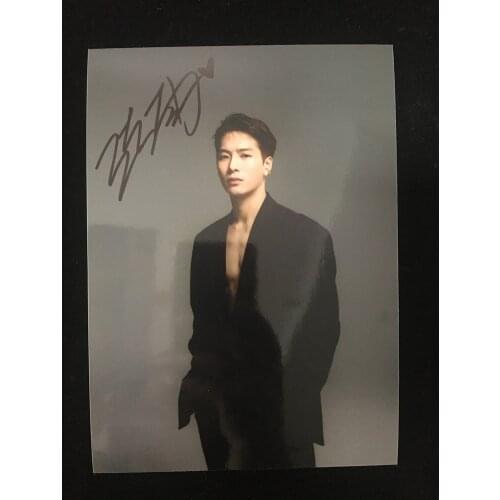GOT7 Jackson Autographed Signed Photo GIFTS COLLECTION 5*7 K-POP 072021A