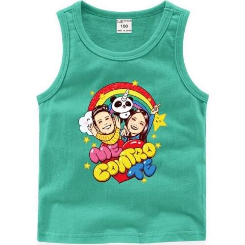Me Contro Te Cotton Clothes for Big Kids Cartoon Panada Boys Tops Teenage Student Summer O-neck T Shirt Little Grils Clothing