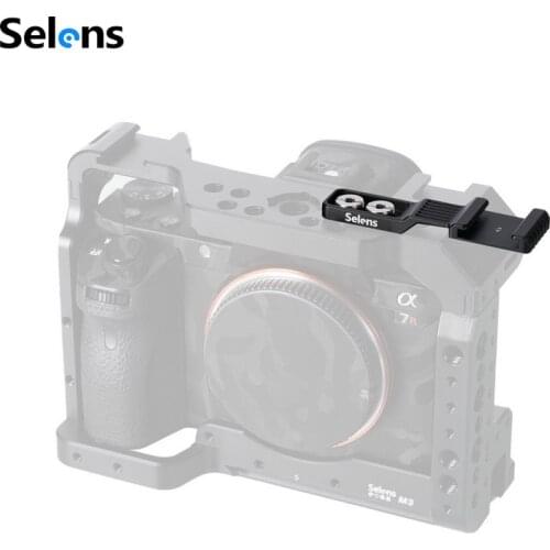 Selens a7iii a7r3 a7m3 Camera Cage Rig mount For A7III A7R3 A7M3 Cold Shoe Mount