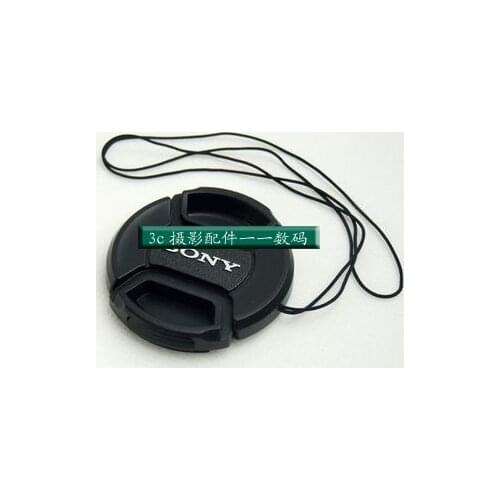 3pcs 40.5 49 52 55 58mm Center Pinch Snap-on Front Lens Cap hood Cover for a mount DSLR Alpha a7 a9 a58 a7r2 a550