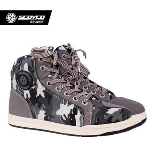 2018 New Color obsessed SCOYCO Cross-country Motorcycle Boots knight Riding Racing Boots Antiskid Wear Casual shoes