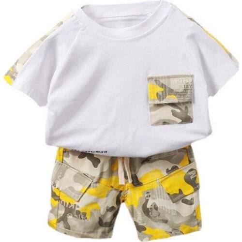 New Boys Clothing Summer Baby Girl Clothes Children Sport T-Shirt Shorts 2Pcs/Set Toddler Casual Costume Outfits Kids Tracksuits