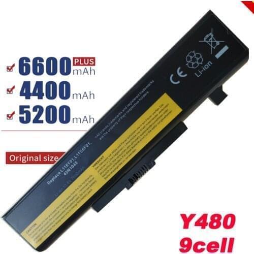 NEW LAPTOP BATTERY L11L6F01 L11L6R01 L11L6Y01 L11M6Y01 L11N6R01 L11N6Y01 L11P6R01 L11S6F01 ONLY FOR LENOVO Y480 G480 G580