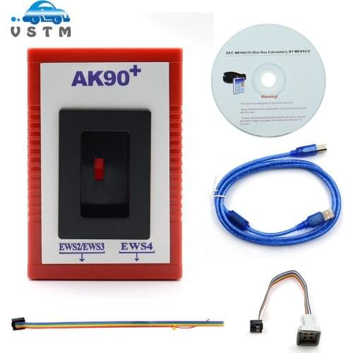 AK90+ Key Programmer For BMW EWS2/3/4 Key Code Reader V3.19 Newest Version AK90 Key Maker For BMW Programming Tool
