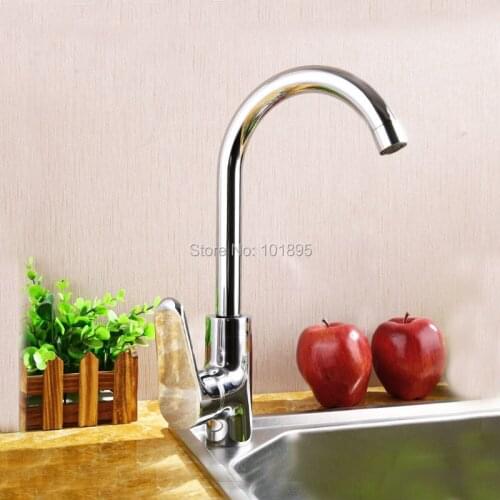 L16733 Luxury Brass Material Chrome Finishing Kitchen Sink Faucet