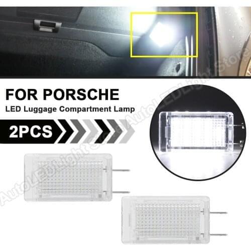 LED Trunk Luggage Compartment Lamp Glove Box Footwell Light For Porsche 964 911 Carrera 986 987 Boxster Cayman 993 996 997 Turbo