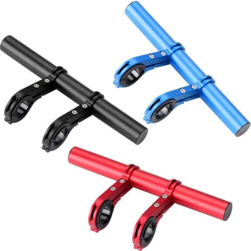 Bike Handle bar Bicycle Multifunction Handlebar Extension Frame Extend Bracket Bike Light Flashlight Support Clip Cycling