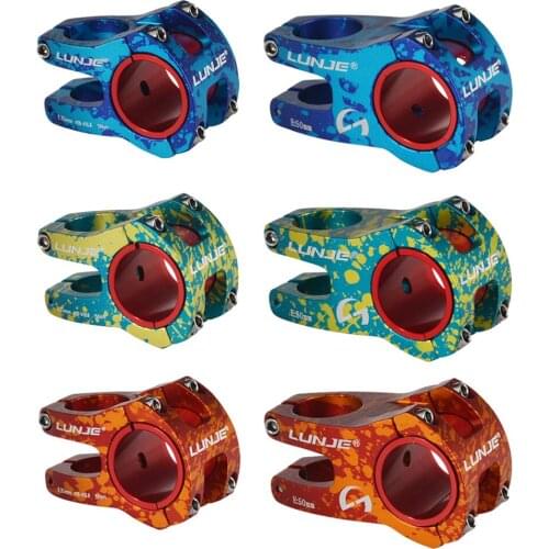 Bike Stem with High-strength 35/50mm Bicycle Riding Machined MTB Mountain Bicycle Parts Cycling Handlebar Stem