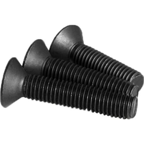 500PCS Grade 10.9 high strength M3x4 M3x5 M3x6 Flat Head Screws DIN7991 black countersunk head hexagon screw