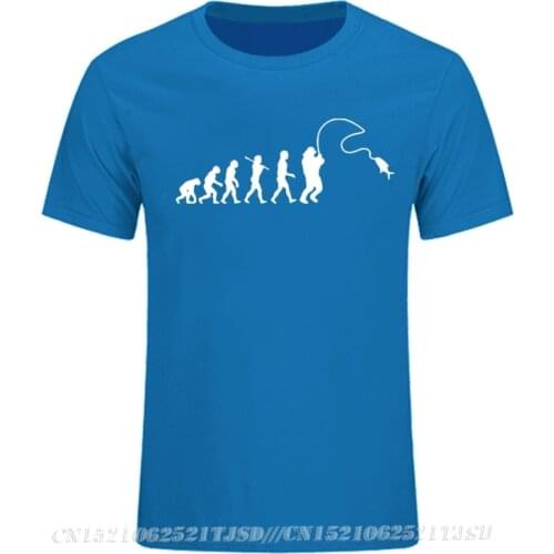 Evolution Fishinger Funny T Shirt Fisherman Carp Graphic New T-shirts Premium Cotton Christmas Sweatshirt Summer Tops & Tees