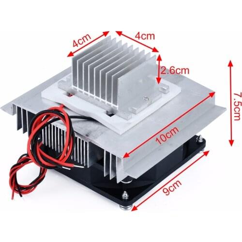 1pc Thermoelectric Peltier Refrigeration Cooler DC 12V Semiconductor Air Conditioner Cooling System DIY Kit