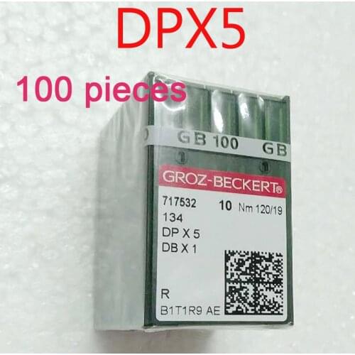 100 pieces/10packs/lot DP*5 Groz beckert standar Industrial sewing machine needles, use in JUKI BROTHER SINGER