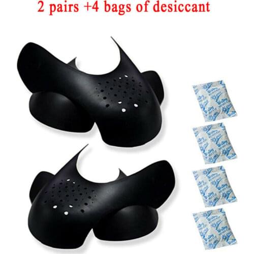 2 Pairs Anti Crease Shield Toes Creasing Protector Preventer Sneaker Care