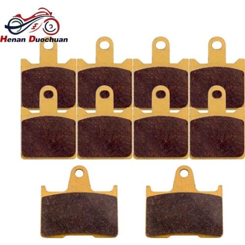 5pair Front Rear Motorcycle Brake Pads Disk For KAWASAKI GTR 1400 (ZG 1400 A8F/A9F/CAF/CBF/CCF/CDF) 08-13 ZZR 1400 ABS