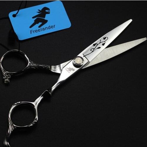 6" Professional Hair Scissors Hair Cutting Scissors Barber Flower pattern Hair Salon Scissor Hairdresser Set Haircut Tools