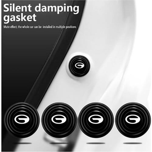 Car Silicone Door Shock Stickers Absorber Soundproof Buffer Pier For Trumpchi Gac Gs4 Gs5 Coupe Ga4 Gs8 Gm8 Accessories