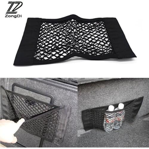 ZD Car Seat Elastic String luggage Net Trunk Bag For Toyota C-Hr Corolla Seat Leon Ford Focus 2 Fiesta Ranger Mazda 3 6 CX-5