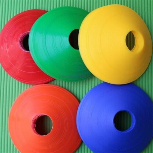 By dhl or fedex 500pcs 19cm Cones Marker Discs Soccer Football Training Sports Entertainment Accessories