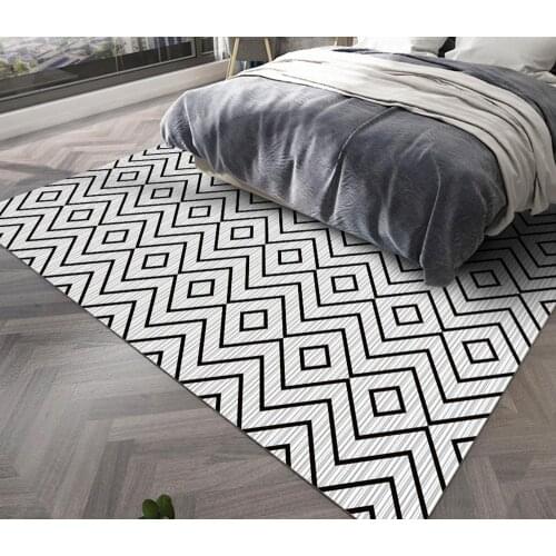 Geometric Style Carpet Livingroom Home Soft Bedroom Carpets Sofa Coffee Table Rug Kids Crawling Rugs Fashion Mats