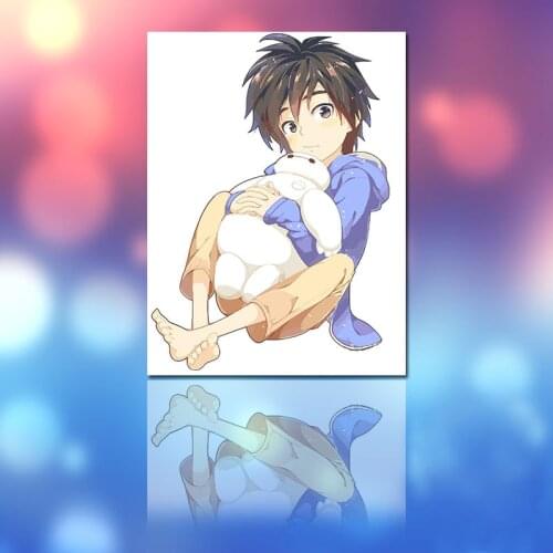 Digital paint by numbers anime poster Bay Max digital paint by numbers drawing practice gift for kids modular painting