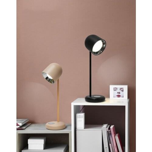 Creative Nordic simple modern USB charging interface touch soft light eye protection reading student desktop Drop shipping