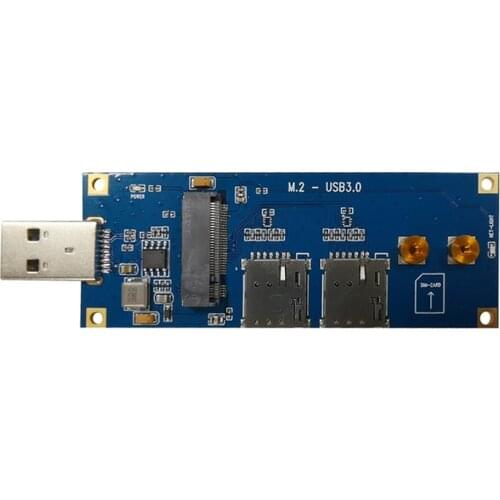 M.2 to USB 3.0 adapter for LTE 4G 5G M.2 Cat20 module EM12-G EM160R-GL RM500Q-GL RM500Q-AE RM510Q-GL SIM8200EA-M2 SIM8202G-M2