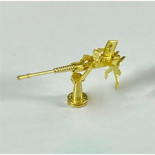 Mini 25mm Single Barrel Anti-Aircraft Gun for 1/200 Scale Japanese Model Ship DIY Upgrade Kits