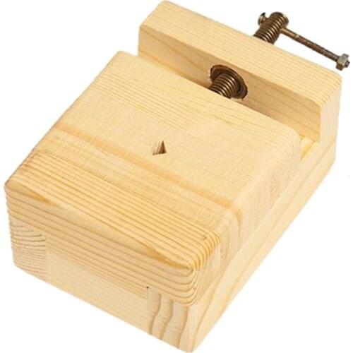Mini Drill Press Small Wood Vise Clamp Table Bench for DIY Stamp Hobby Art Craft