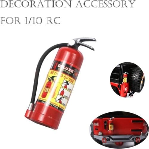1/10 RC Crawler Accessory Model For Axial SCX10 TRX4 Stickers Parts Fire Extinguisher Car Model Accessories Kids For Toys